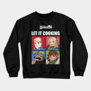 DELICIOUS IN DUNGEON: LEI IT COOKING (GRUNGE STYLE) Crewneck Sweatshirt